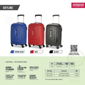 American Tourister Skyline Spinner Hard Luggage Bag Catalog