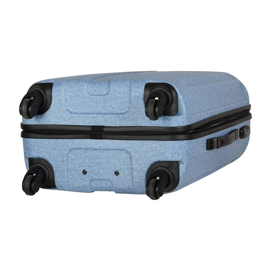 Safari Luggage Hard Thorium Deluxe Blue Denim 4