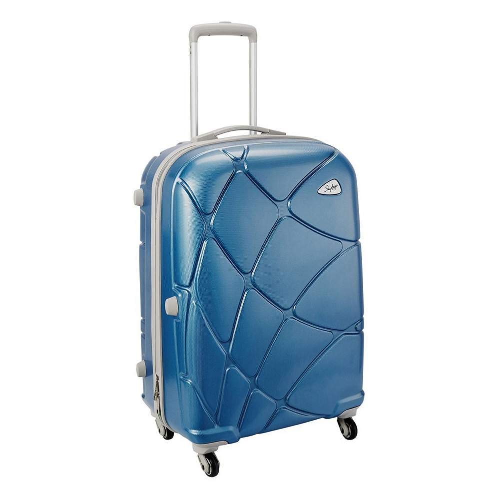 Skybags Rubik 78 cms Large Check-in Polyester Soft Sided 4 Wheels 360  Degree Rotation Luggage/Suitcase/Trolley Bag- Red